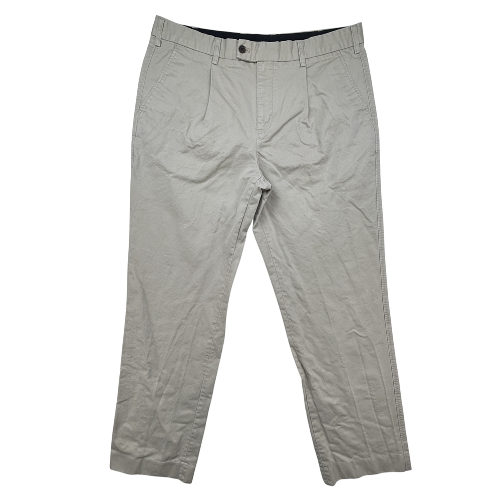 Banana Republic Pants Mens 38x34 Classic Fit Pleated Khaki Chino Dress Work